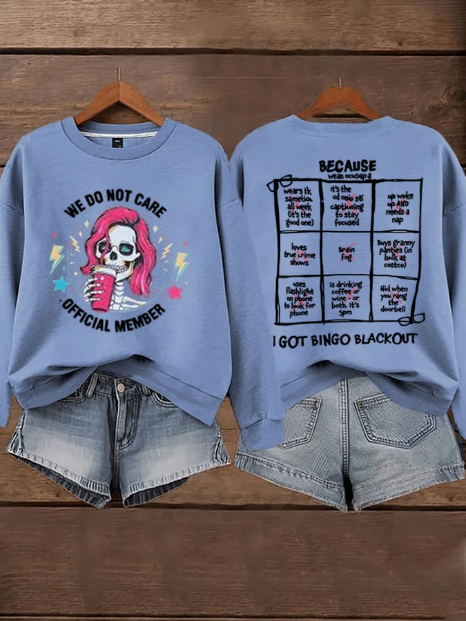 Women's WDNC Menopause And Perimenopause Print Sweatshirt