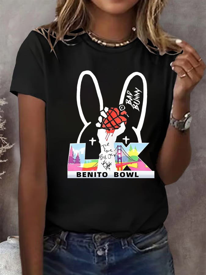 Women's Opening And Halftime Shows Print Casual T-shirt