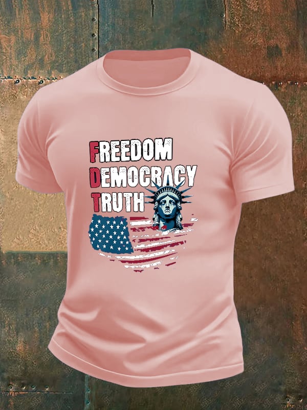 Men's FDT Printed Casual T-Shirt