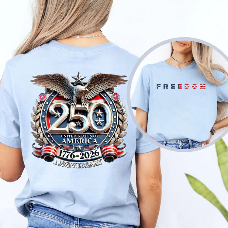 Women's Freedom 250 Years Anniversary Dark Shirt