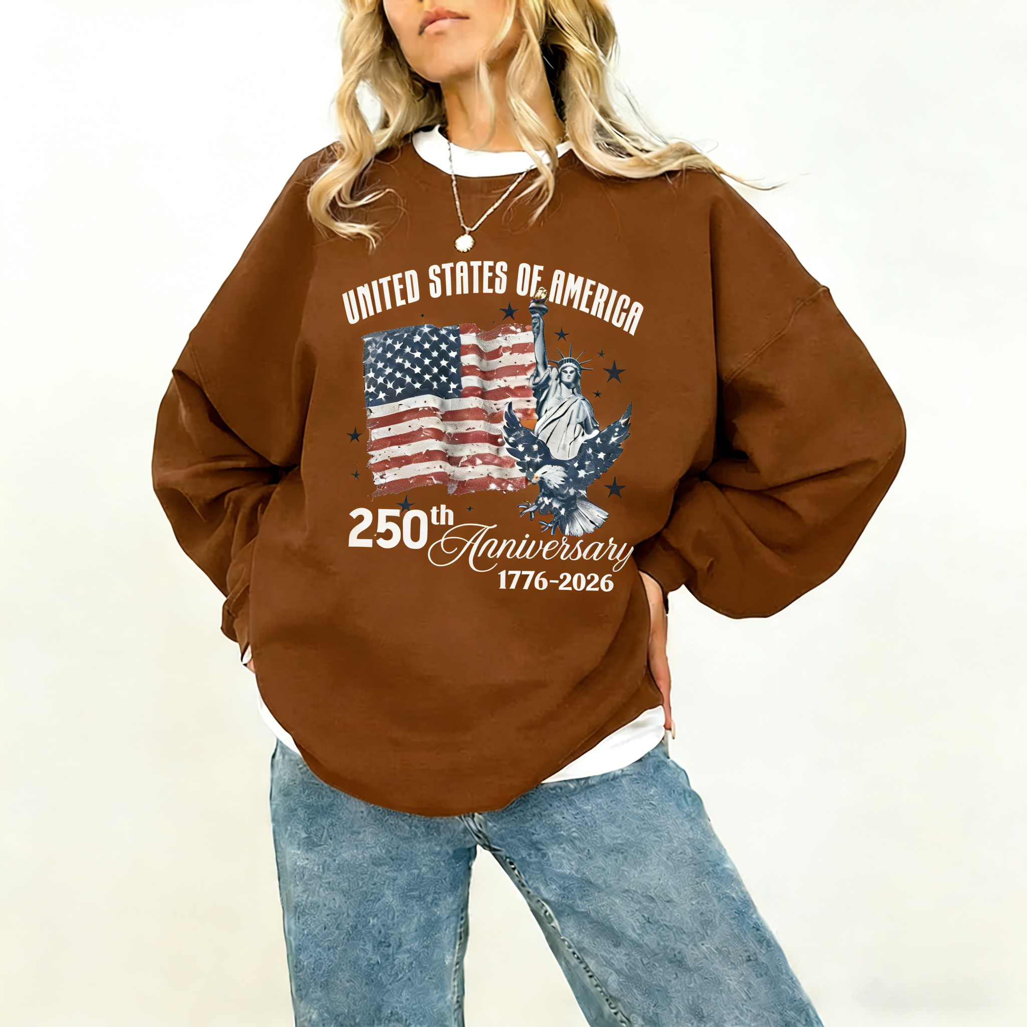 Women's America 250th Anniversary Comfort Colors Sweatshirt