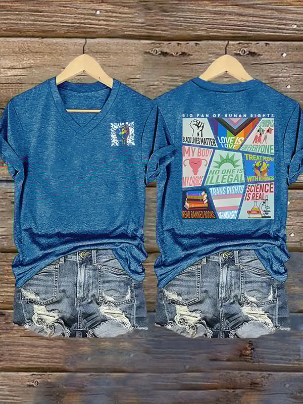 Women's speaks my beliefs Print T-Shirt