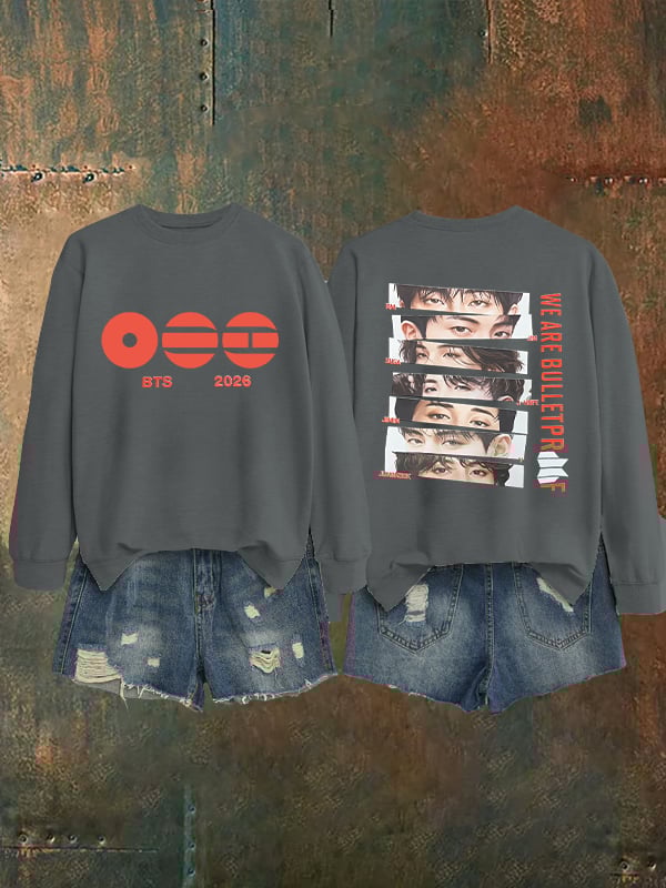 Women's K-pop Print Sweatshirt