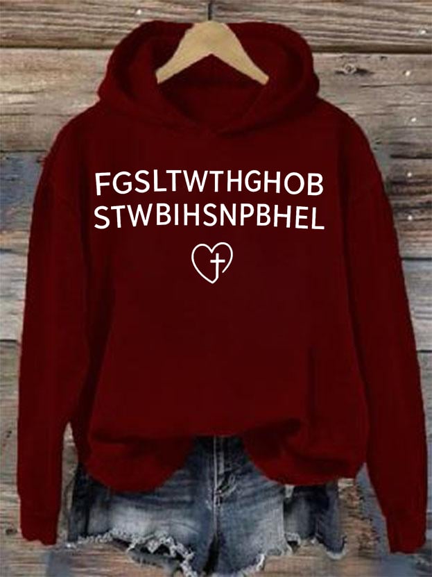 Women's FGSLTWTHGHOB STWBIHSNPBHEL Printed Hoodie