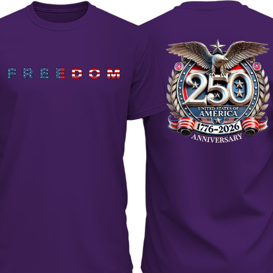 Women's Freedom 250 Years Anniversary T-Shirt