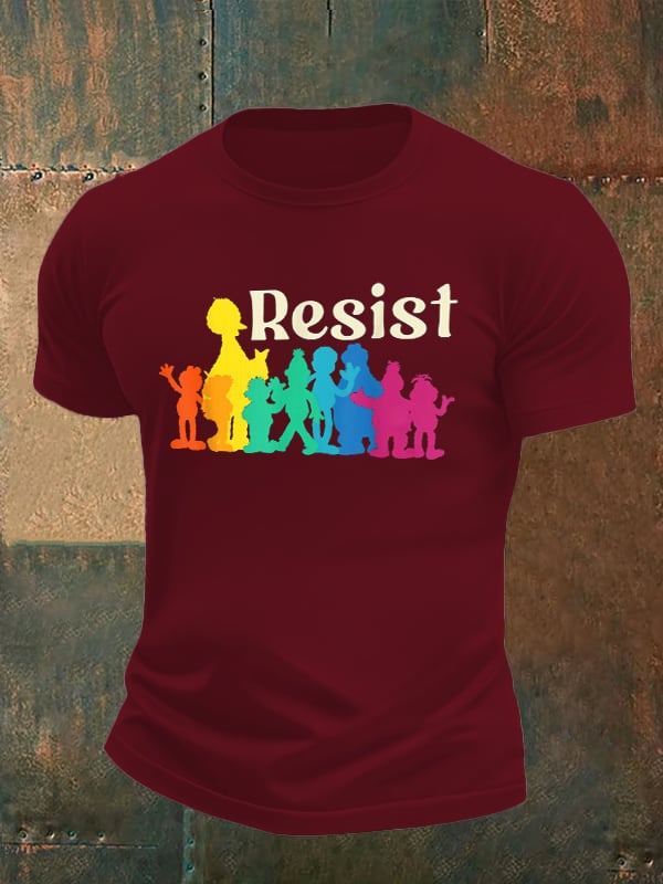 Men's Resist Printed Casual T-Shirt