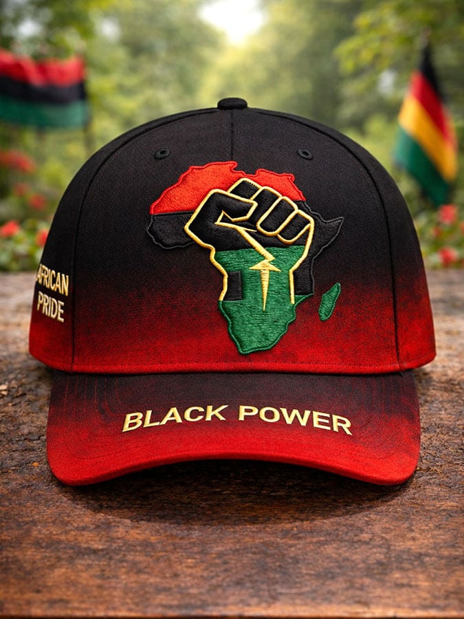 Unisex Juneteenth Print Casual Hat