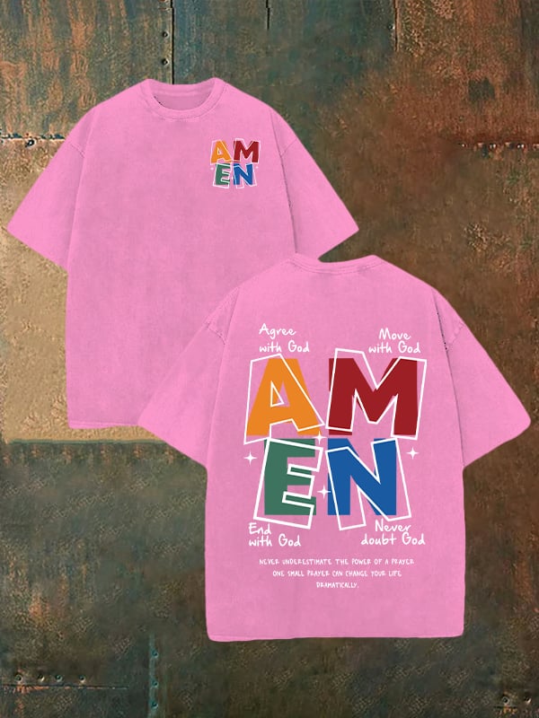 Unisex AMEN Washable T-shirt