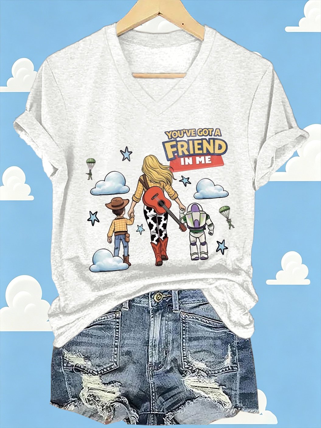 Women's Retro I Knew It Print Casual T-shirt