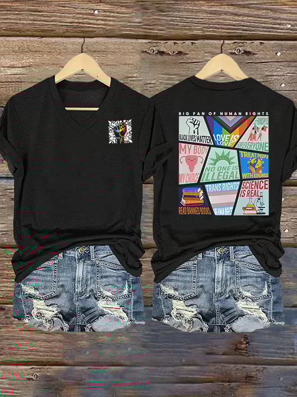 Women's speaks my beliefs Print T-Shirt