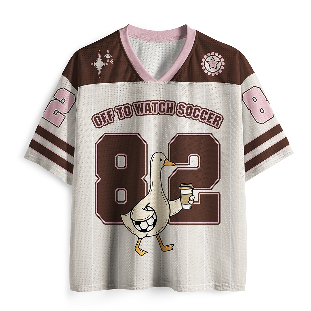 Vintage Off To Watch Soccer Mesh Jersey