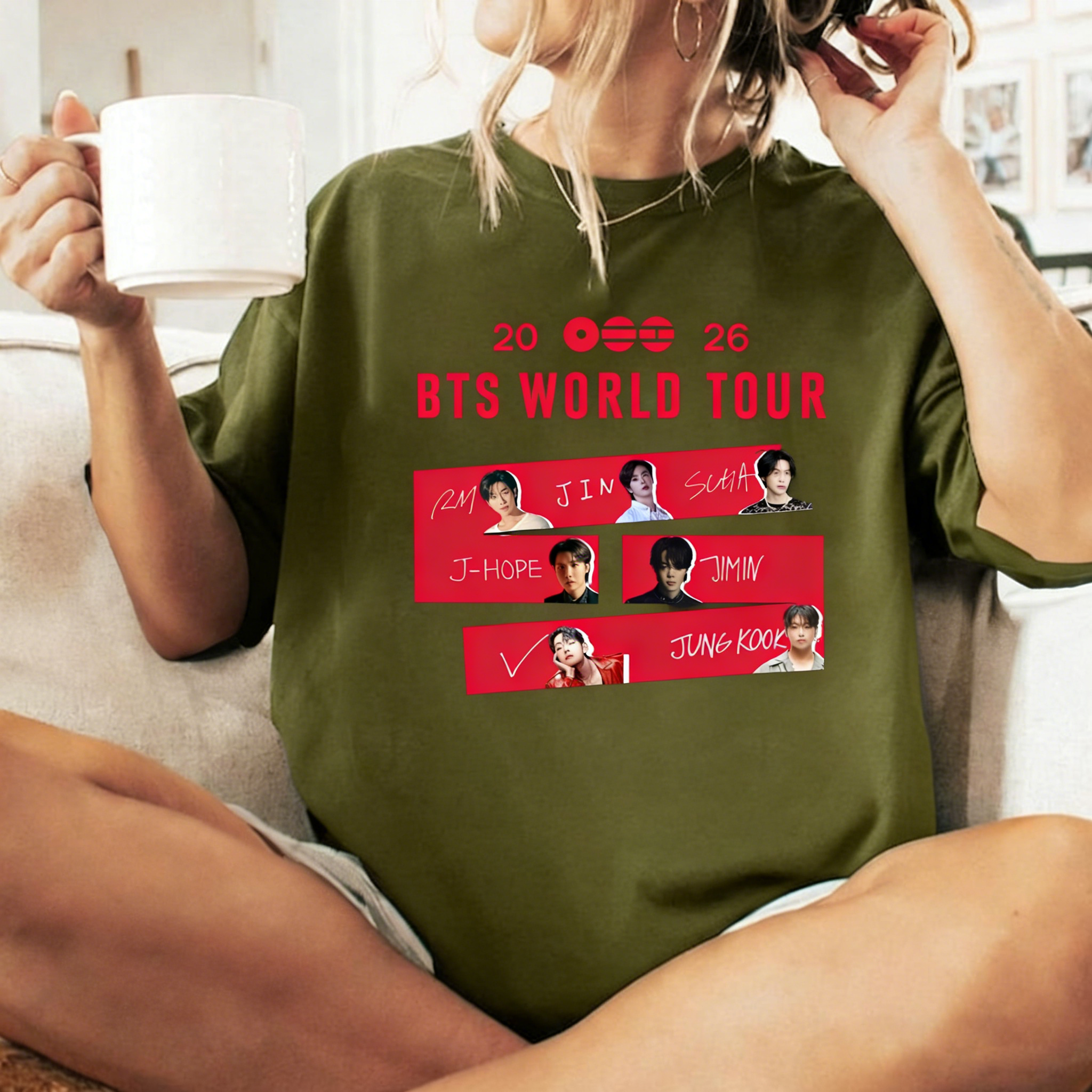 BTS We Are Back 2026 Tour Date T-Shirt