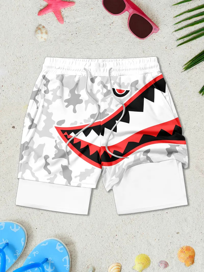 Unisex Summer Quick-Dry Breathable Casual Loose Board shorts