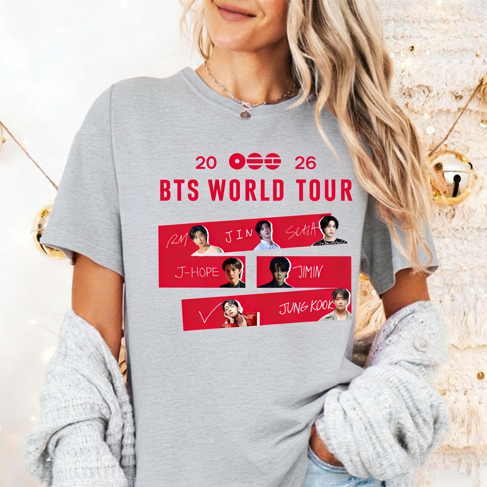 BTS We Are Back 2026 Tour Date T-Shirt