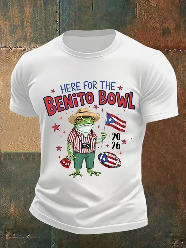 Men's Benito Bowl Puerto Rico Football T-Shirt