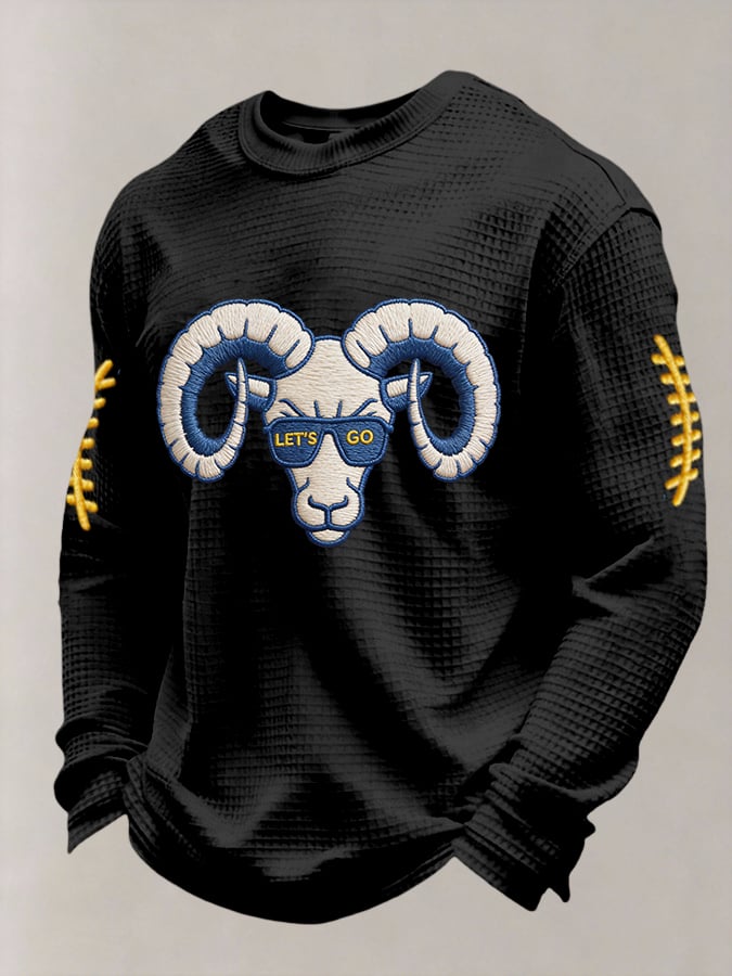 Men's Football Printed Casual Top