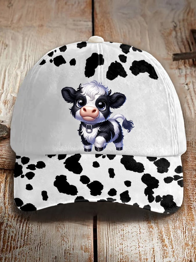 Unisex Highland Cow Print Baseball Cap