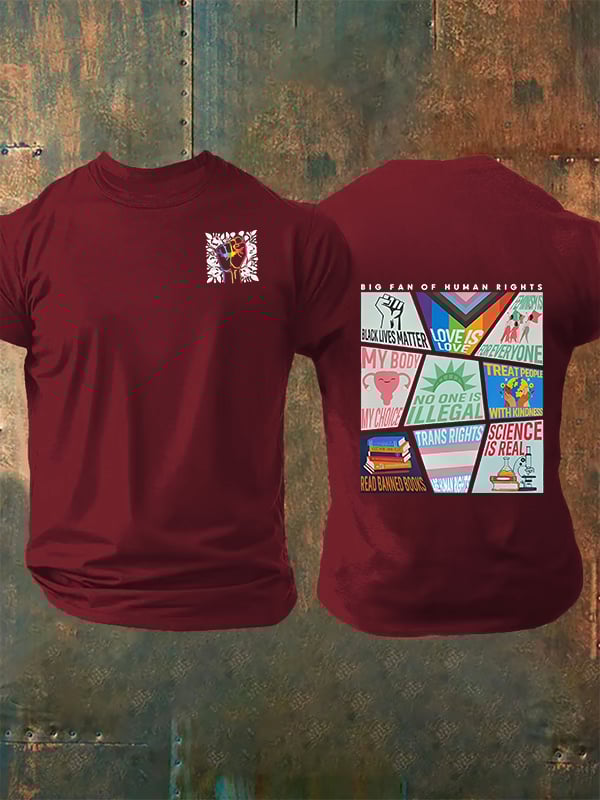 Men's speaks my beliefs Print T-Shirt