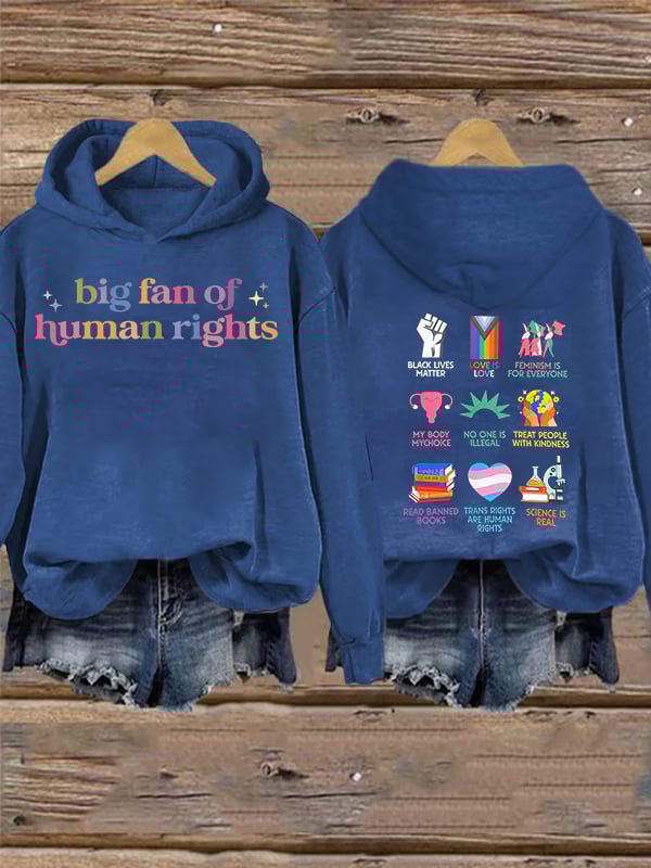 Women's staunch supporter of human rights Hoodie