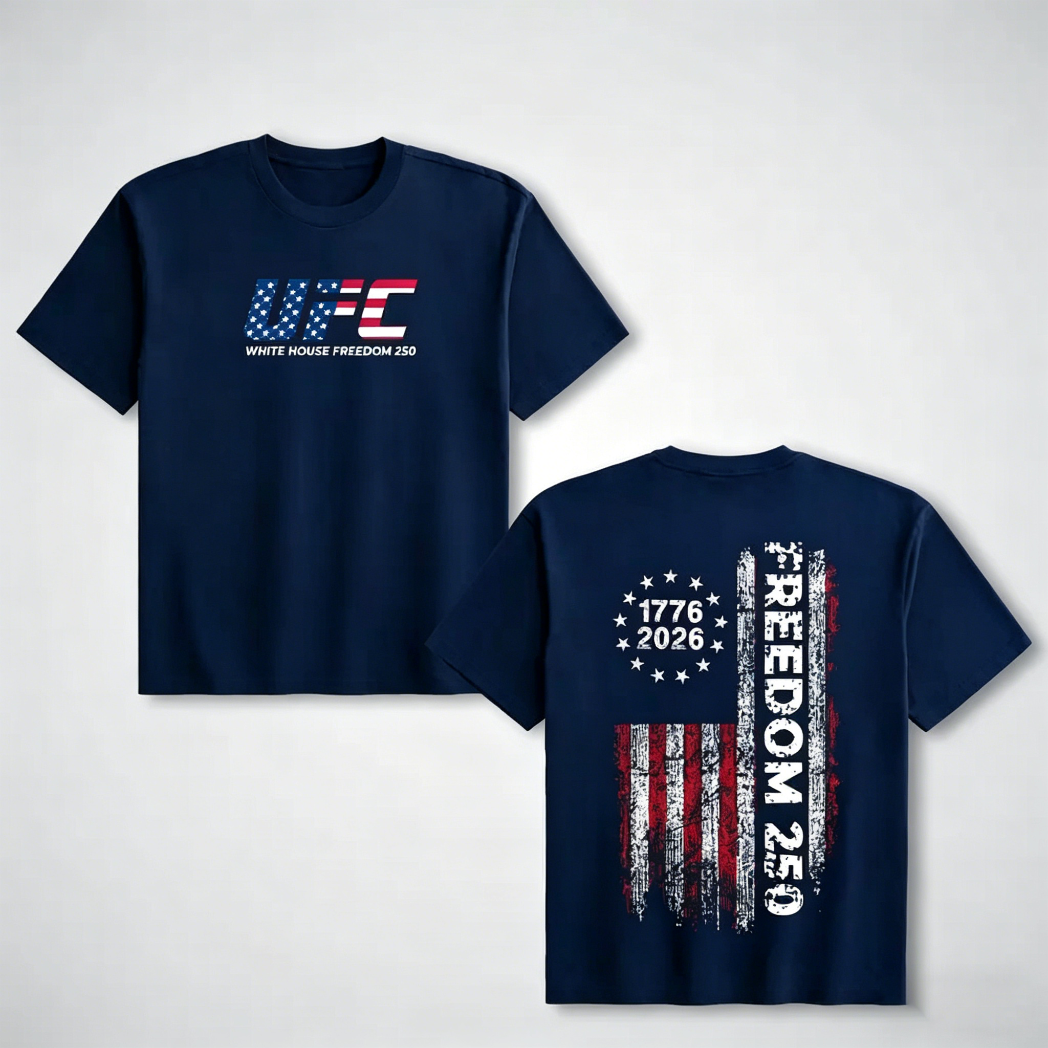 Unisex UFC Freedom 250 Heat-Printed T-shirt
