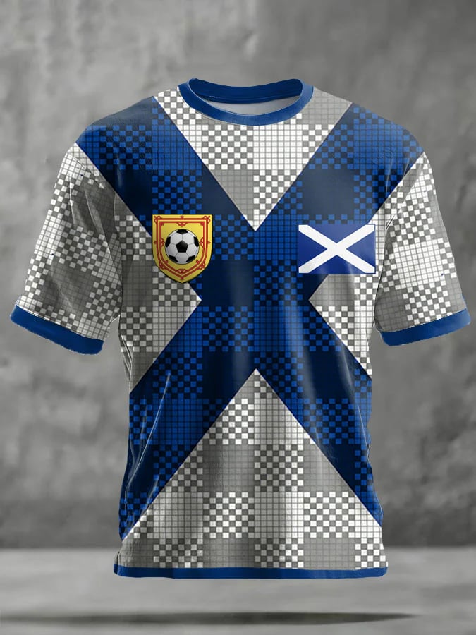 Men's Scottish football enthusiasts Print T-shirt