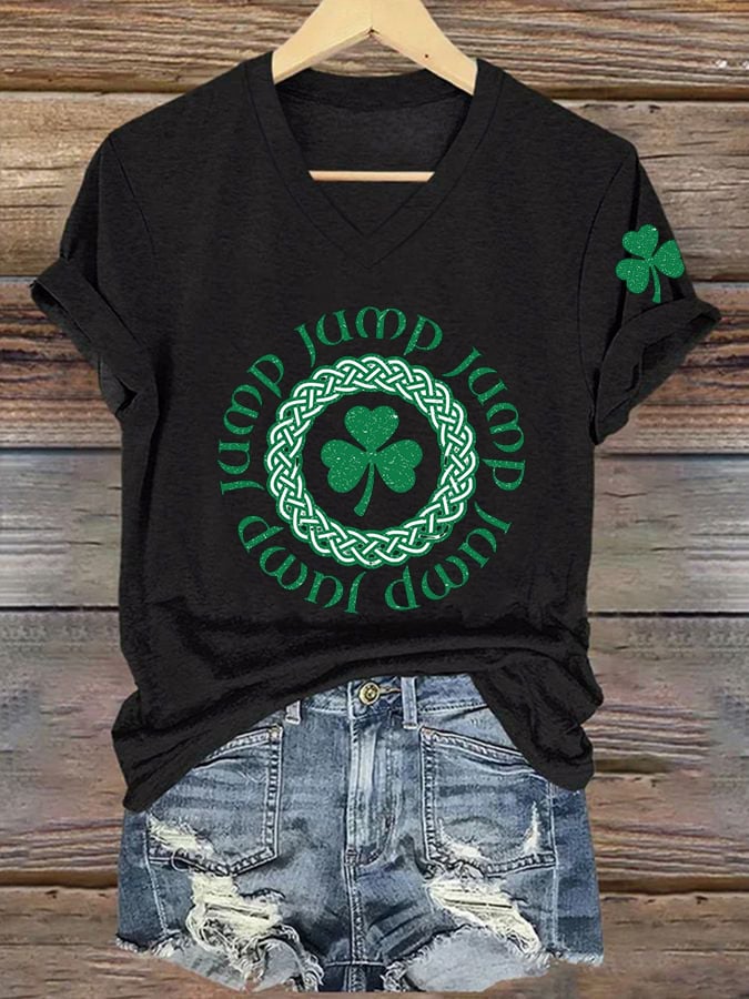 Women's St. Patrick's Day Print T-Shirt
