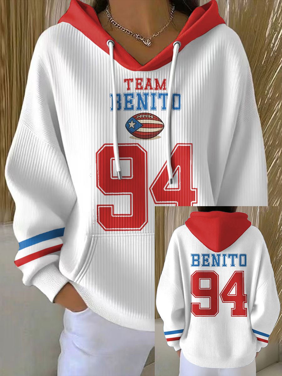 Women's Puerto Rico Print Casual Sweatshirt