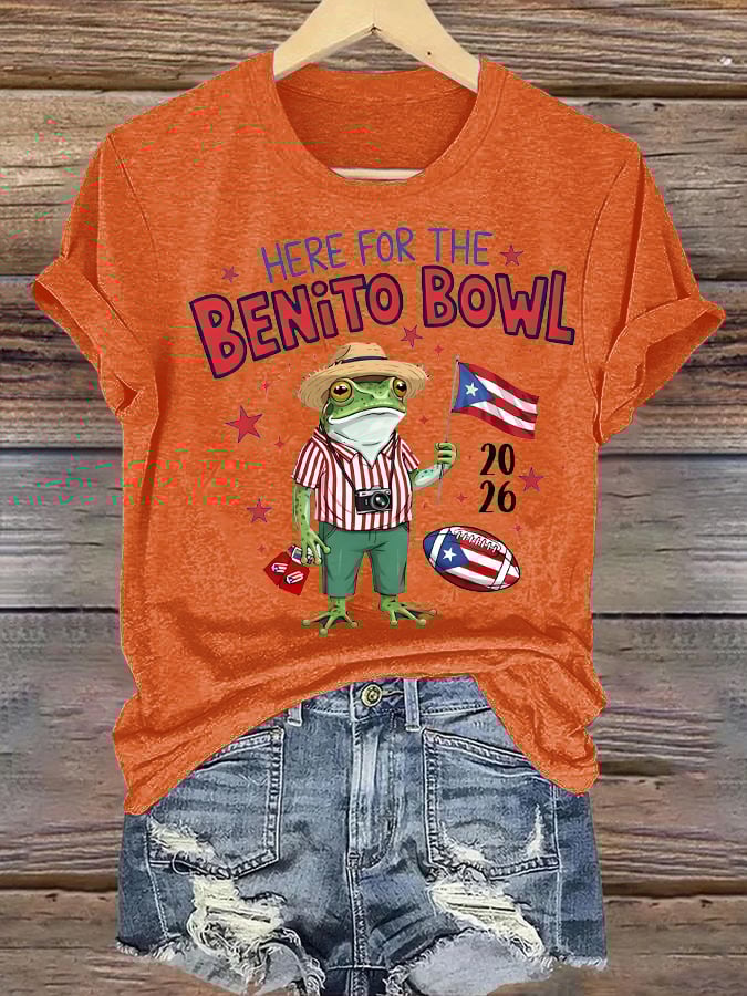Women's Benito Bowl Puerto Rico Football T-Shirt