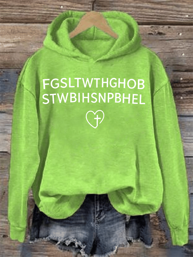 Women's FGSLTWTHGHOB STWBIHSNPBHEL Printed Hoodie