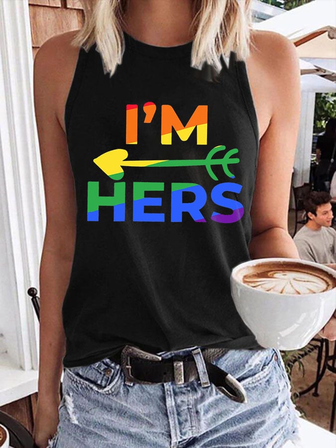 Women's I'm Hers Print Tank Top