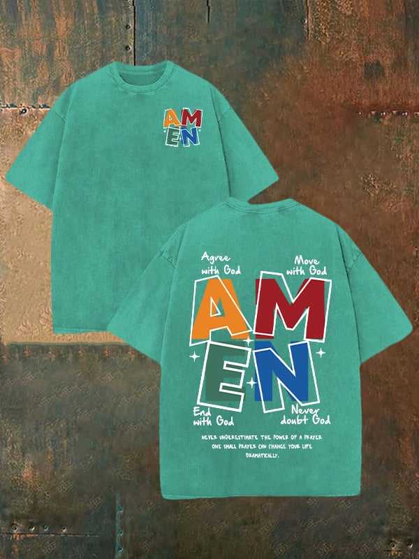 Unisex AMEN Washable T-shirt