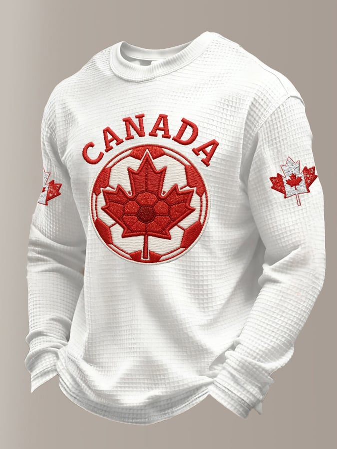 Men's Soccer Printed Casual Top