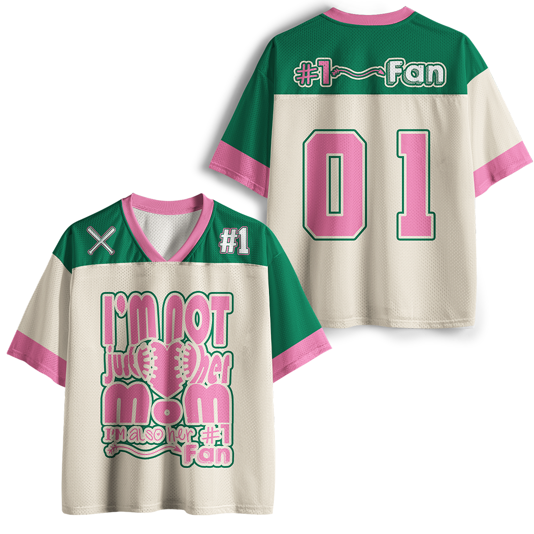 Vintage I'M Not Just A Mom Mesh Jersey
