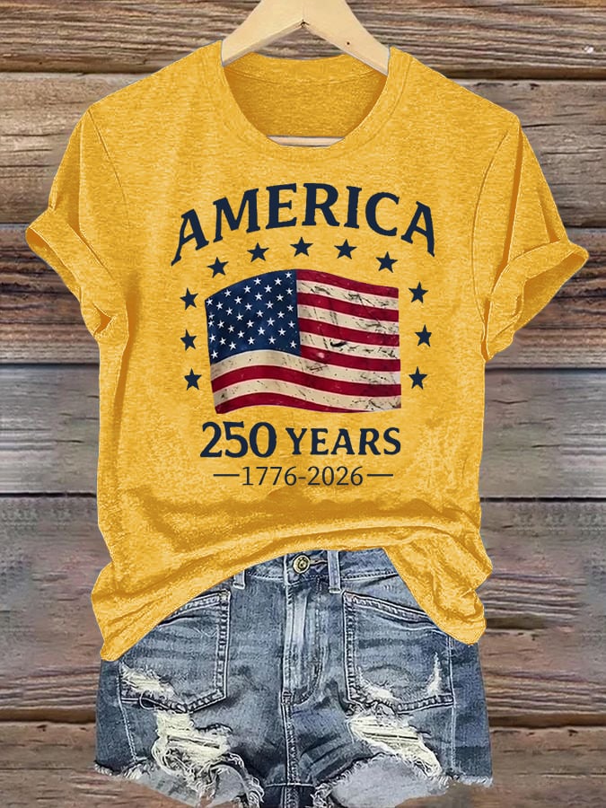 Women's America 250 Print T-Shirt