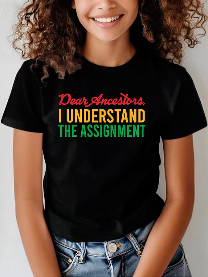 Women's I Understand the Assignment Printed Casual T-Shirt