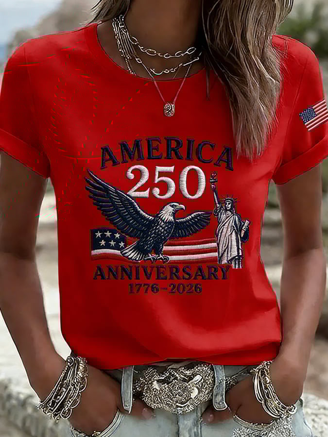 Women's America 250th Anniversary Print T-Shirt
