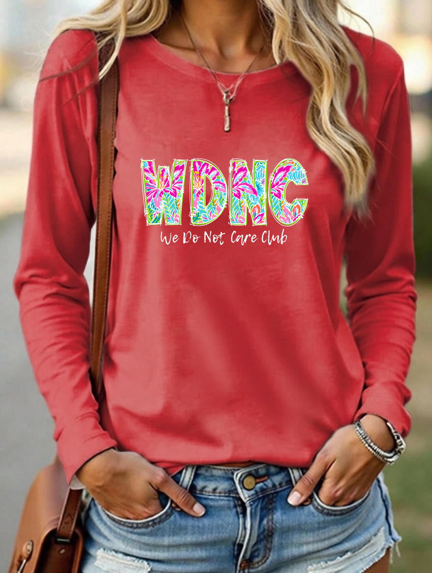 Women's Round neck Retro Funny Proud Member Of Club Menopause Perimenopause Print T-Shirt