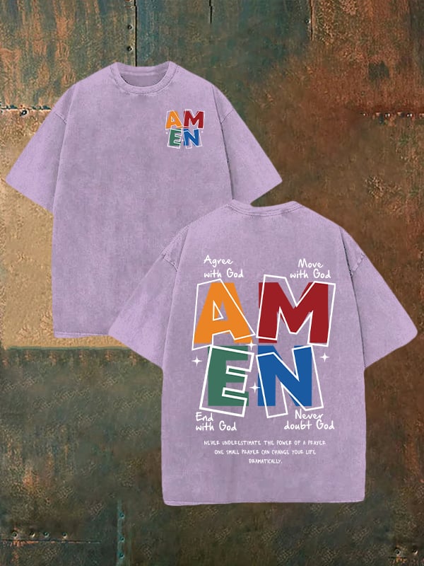 Unisex AMEN Washable T-shirt