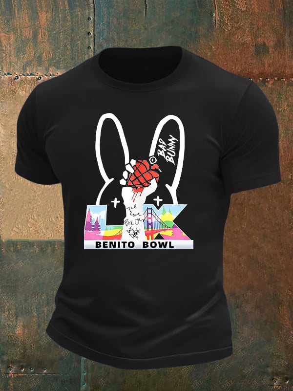 Men's Opening And Halftime Shows Print Casual T-shirt