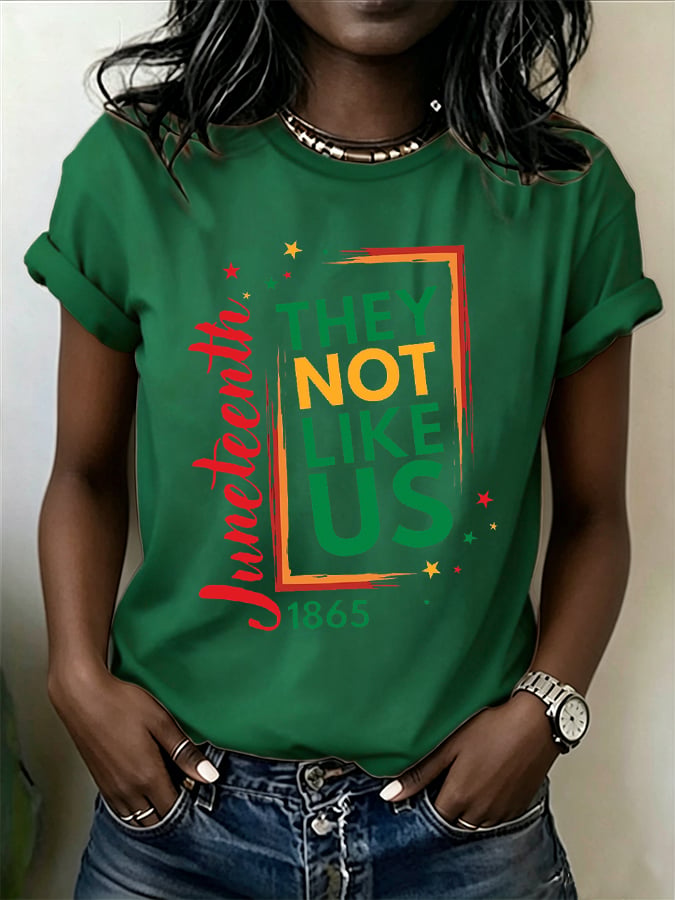 Juneteenth They Not Like Us Shirt