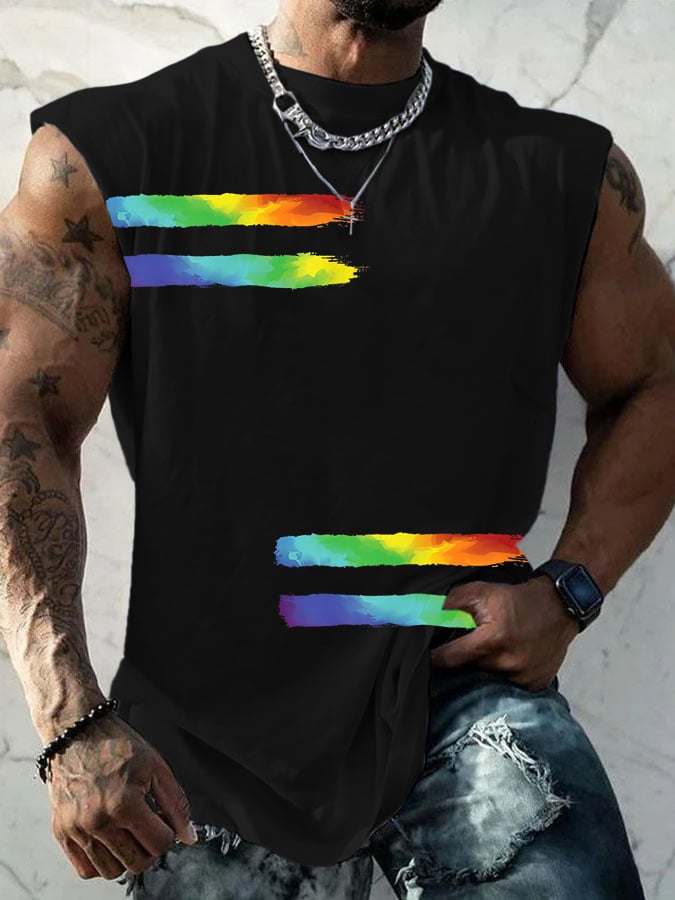 Men's Gay Pride Month Tank Top