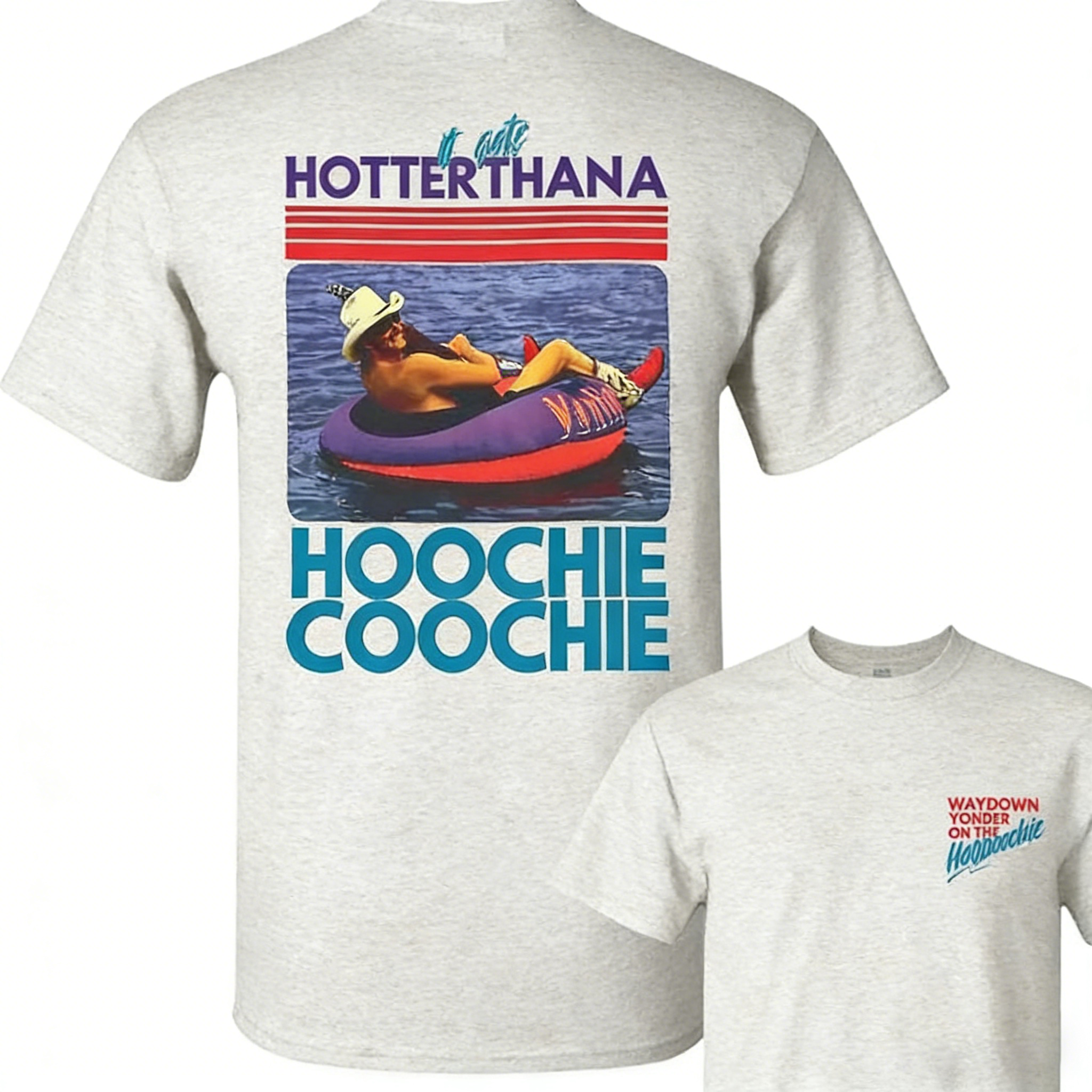 Men's Meme Summer Hotter Than A Hoochie Coochie T-Shirt