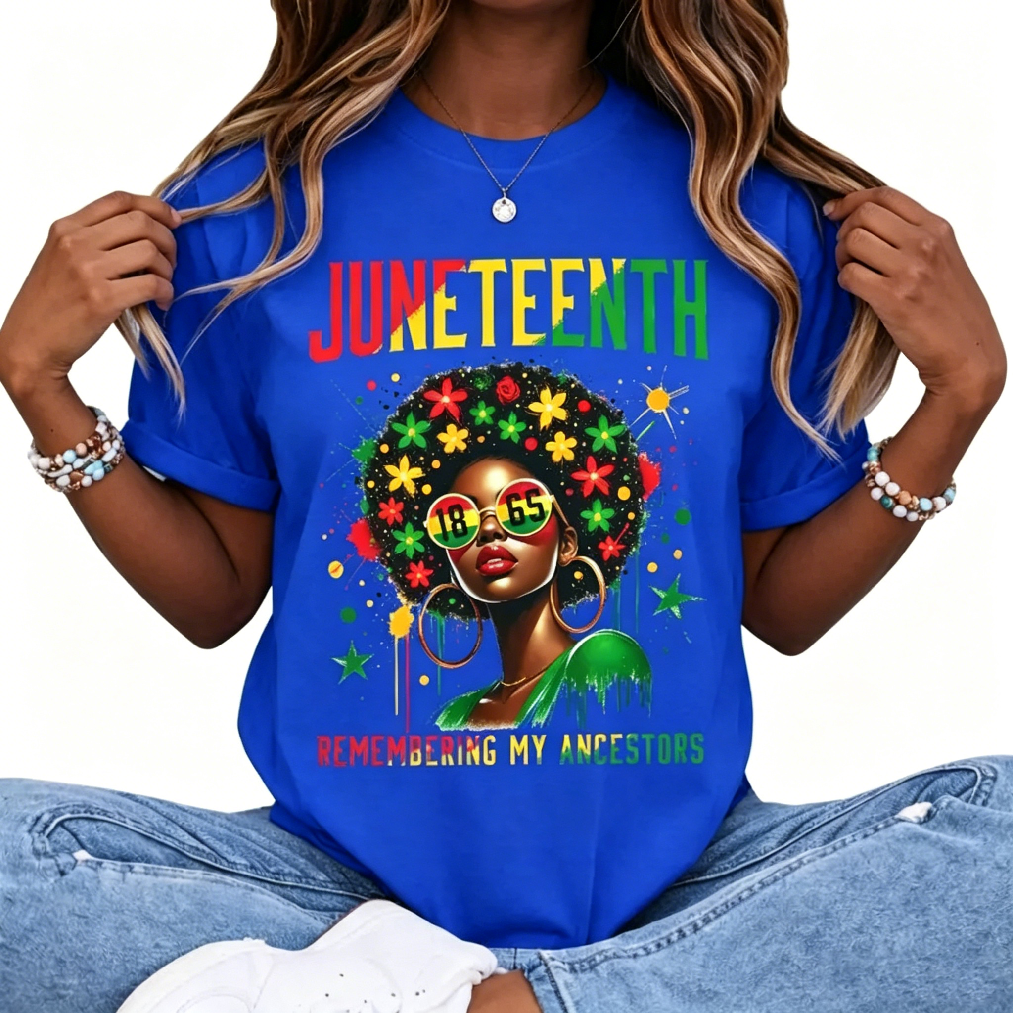 Juneteenth Remembering My Ancestors 1865 T-Shirt