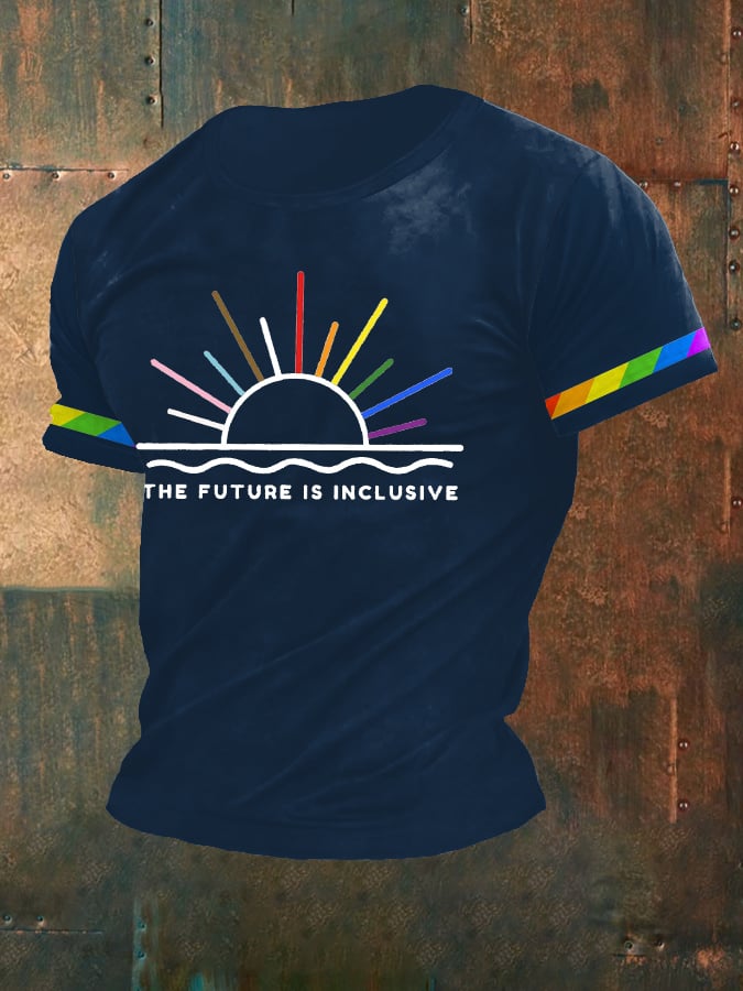 Men's The Future Is Inclusive Short Sleeve Printed T-Shirt