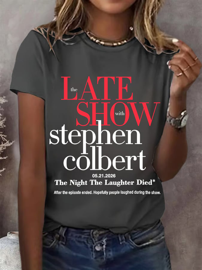 Women's Retro Last Show Print T-Shirt