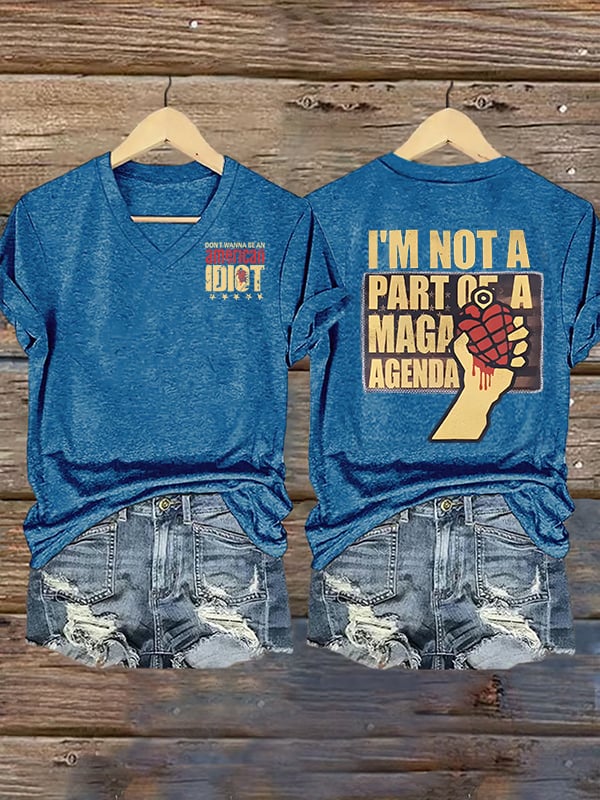 Women's american idiot Print T-Shirt