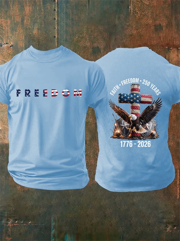 Men's American 250th Print T-Shirt
