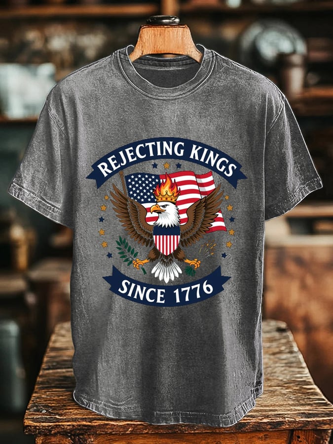 Men's “Rejecting Kings Since 1776” Print T-Shirt