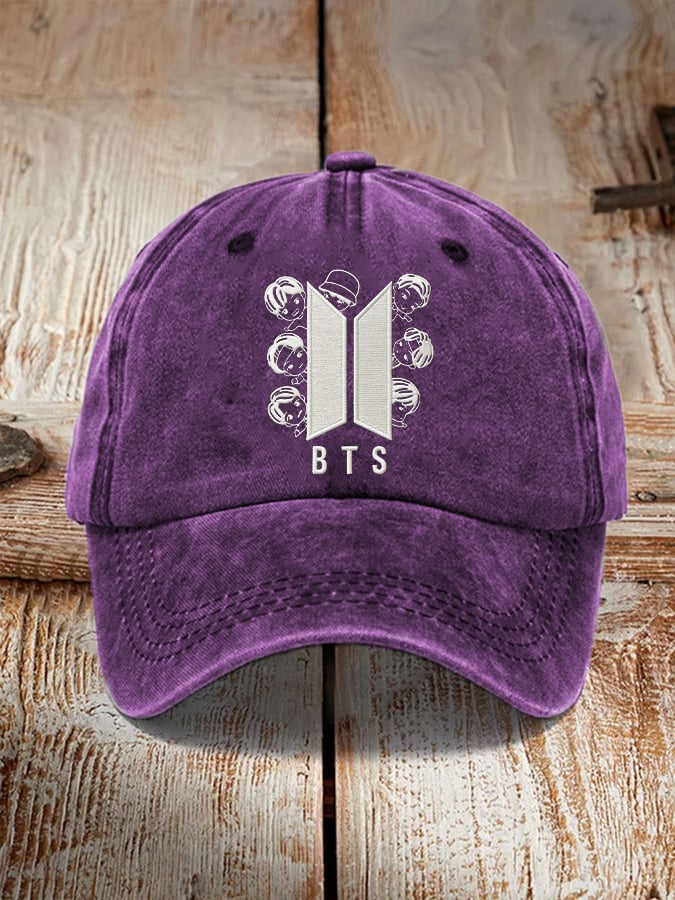 Unisex BTS Print Baseball Cap