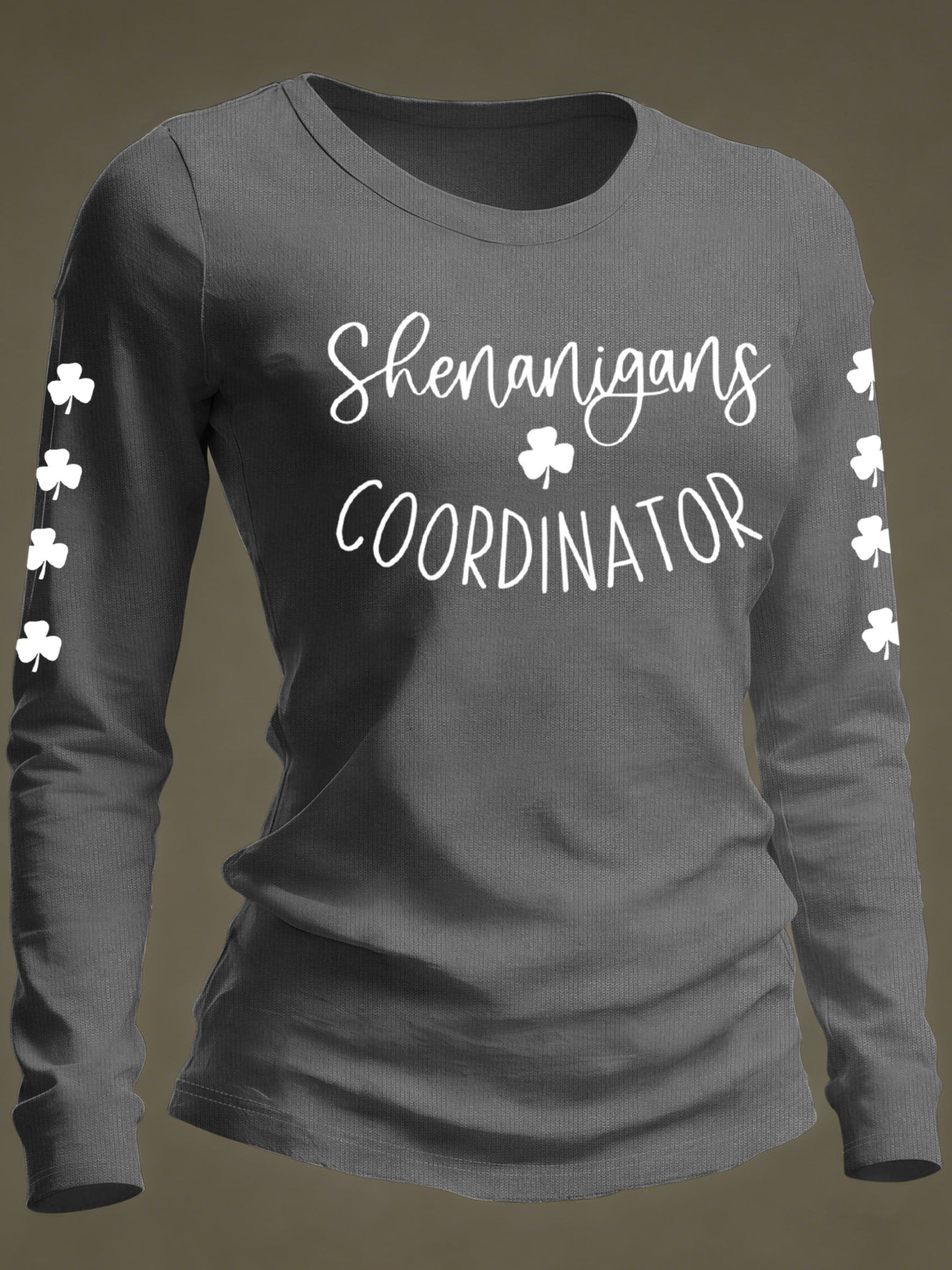 Women's Shenanigans Coordinator Printed Casual T-shirt